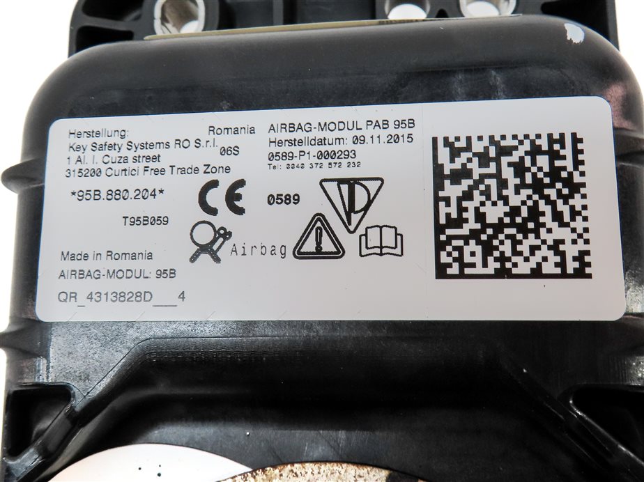 Thumbnail 6: 2015-2019 PORSCHE MACAN (95B) FRONT RIGHT PASSENGER DASH AIRBAG AIR BAG