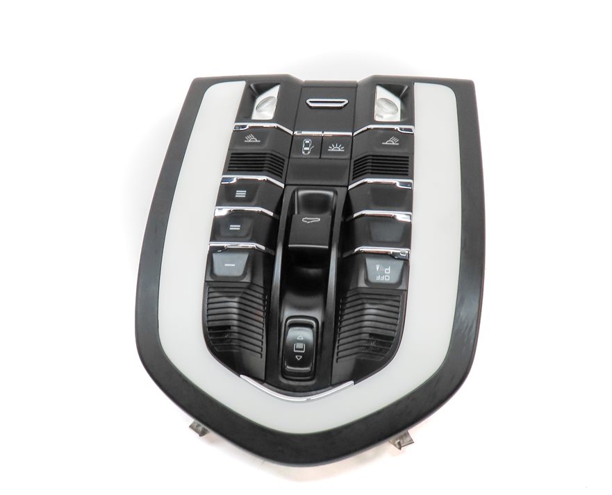 Thumbnail 2: 2016 PORSCHE MACAN (95B) FRONT DOMELIGHT COURTESY DOME MAP LIGHT LAMP (BLACK)