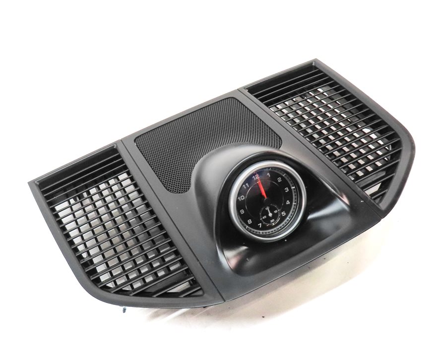 Thumbnail 3: 2016 PORSCHE MACAN (95B) FRONT CENTER DASH UPPER TRIM & ANALOG CLOCK