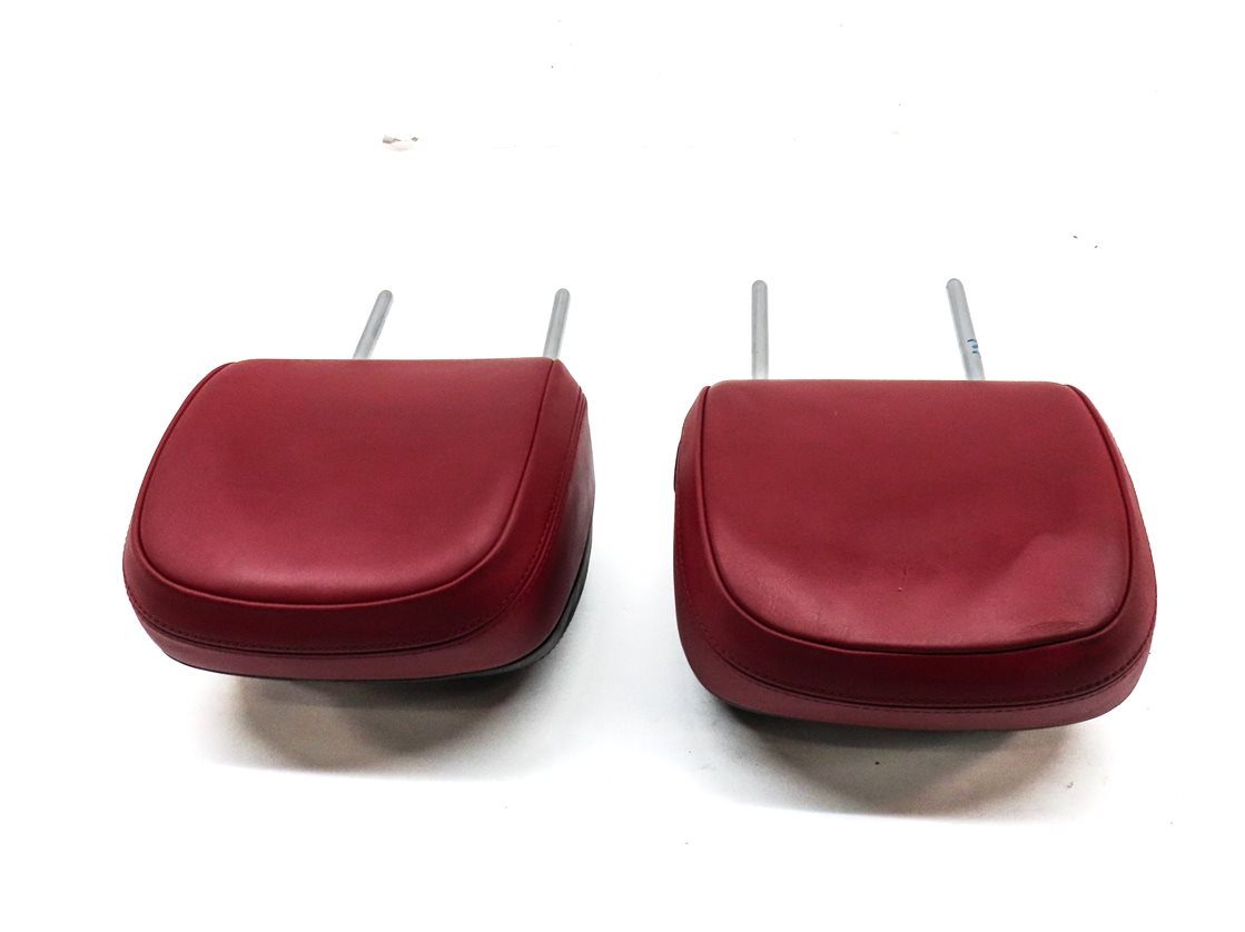 Thumbnail 4: 15-18 PORSCHE MACAN (95B) FRONT LEFT & RIGHT SEAT HEADREST HEAD REST SET-2 (Red)