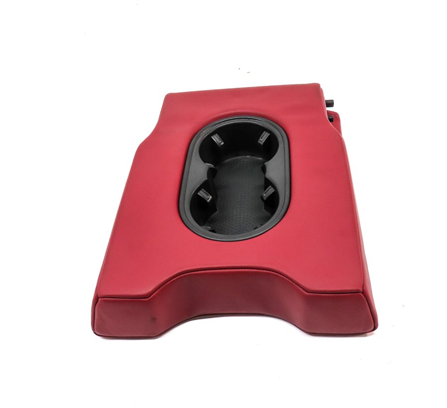 Thumbnail 2: 2015-2021 PORSCHE MACAN (95B) REAR SEAT CENTER CONSOLE ARMREST CUP HOLDER (Red)