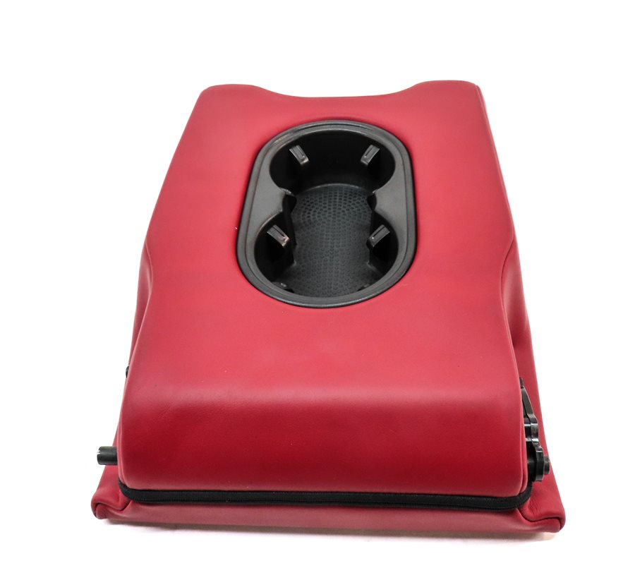 Thumbnail 5: 2015-2021 PORSCHE MACAN (95B) REAR SEAT CENTER CONSOLE ARMREST CUP HOLDER (Red)