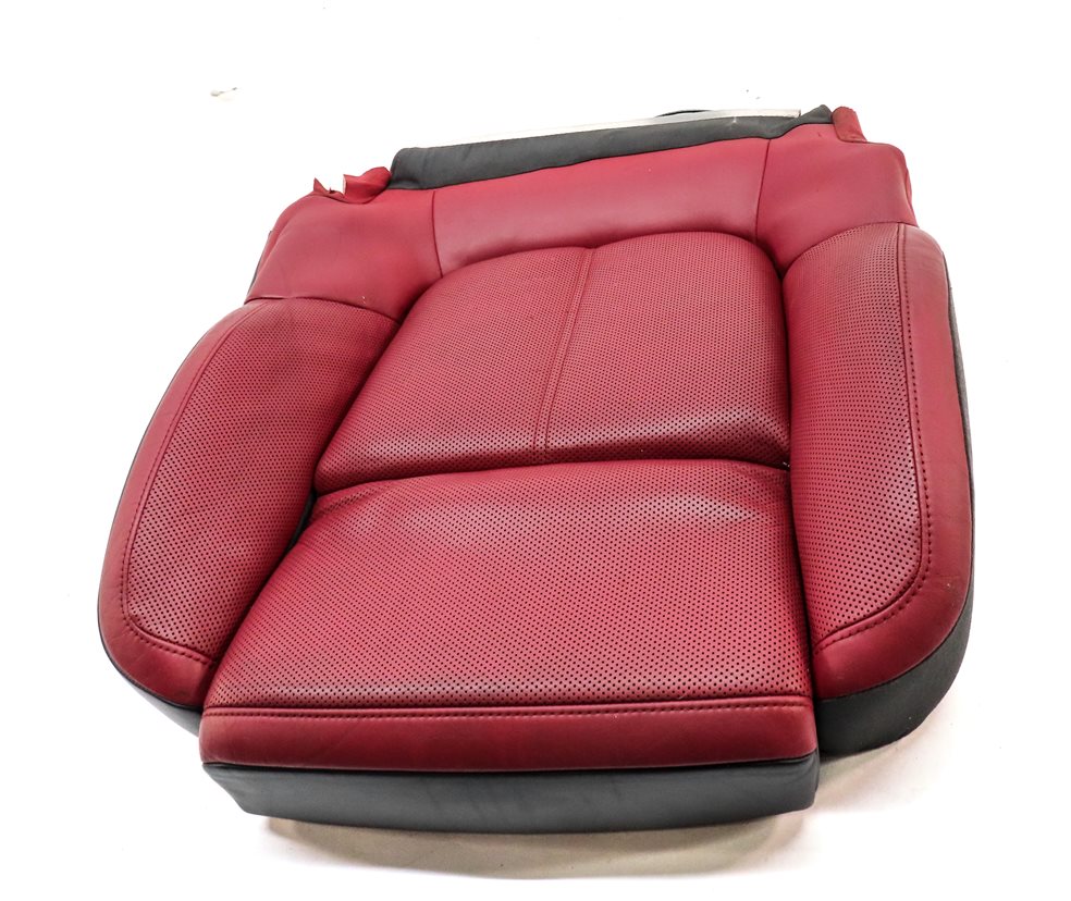 Thumbnail 2: 2015-2018 MACAN (95B) FRONT RIGHT PASSENGER BOTTOM VENT SPORT SEAT CUSHION (Red)