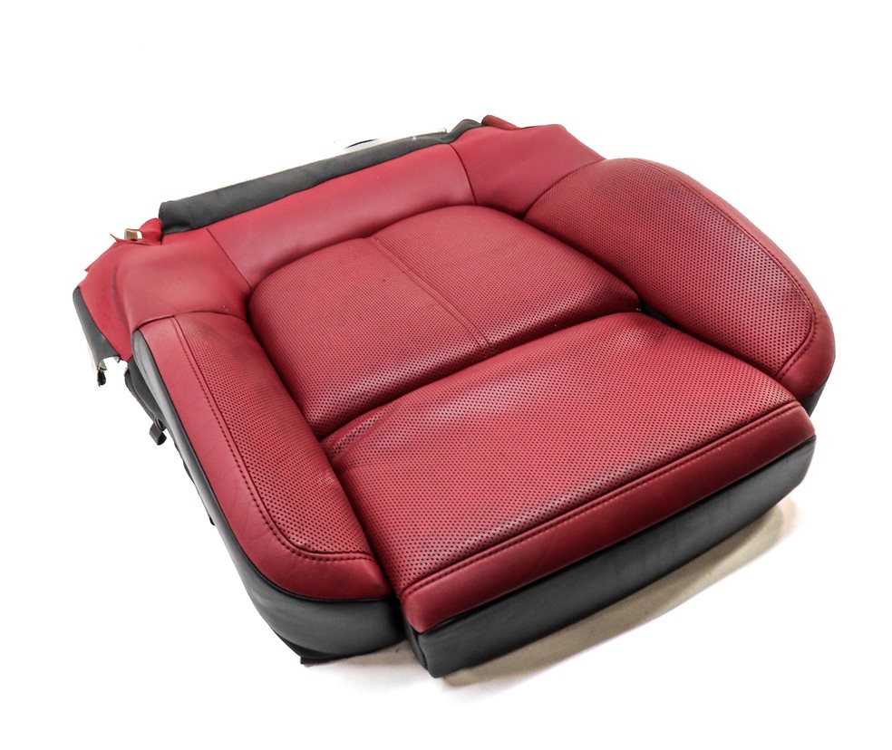 Thumbnail 3: 2015-2018 MACAN (95B) FRONT RIGHT PASSENGER BOTTOM VENT SPORT SEAT CUSHION (Red)