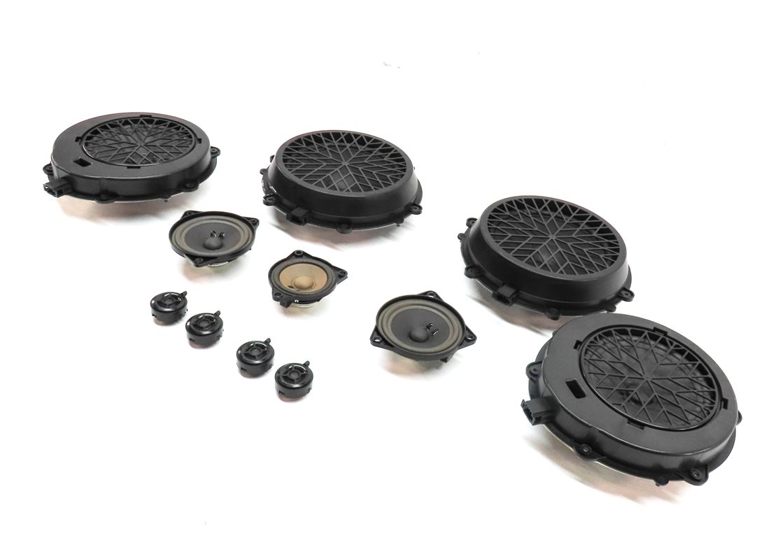 2016 PORSCHE MACAN (95B) RADIO STEREO MID HIGH TWEETER SPEAKER SET-11