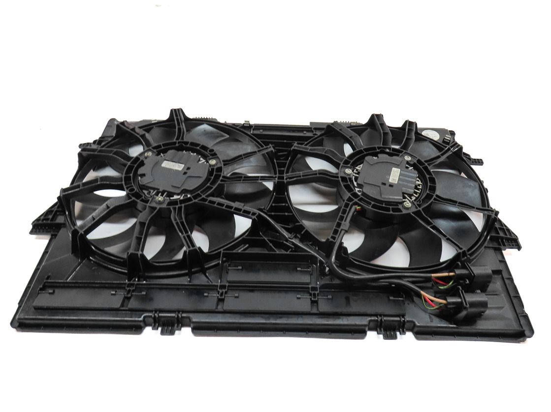 Thumbnail 5: 2015-2018 PORSCHE MACAN (95B) 3.0L 3.6L RADIATOR DUAL COOLING FAN w/ SHROUD