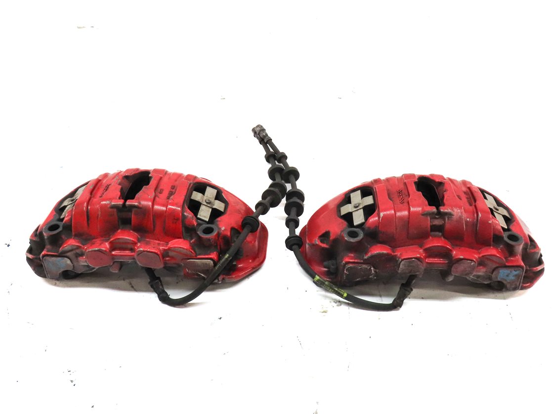 Thumbnail 4: 15-18 MACAN S (95B) FRONT LEFT & RIGHT BRAKE CALIPER SET-2 (I1LB - I1LF 13.77")