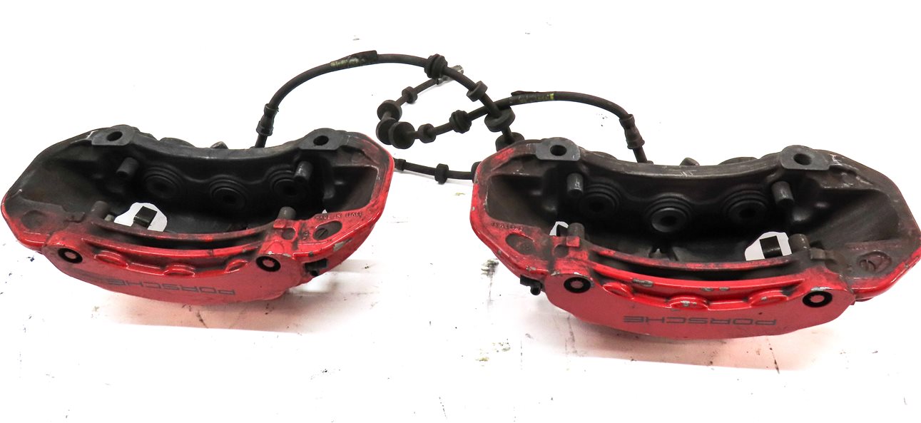 Thumbnail 5: 15-18 MACAN S (95B) FRONT LEFT & RIGHT BRAKE CALIPER SET-2 (I1LB - I1LF 13.77")