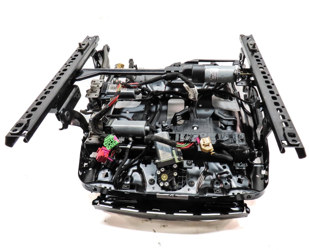 Thumbnail 5: 2015-2018 MACAN (95B) FRONT LEFT DRIVER VENTED SPORT SEAT TRACK w/ ADJUST MOTORS