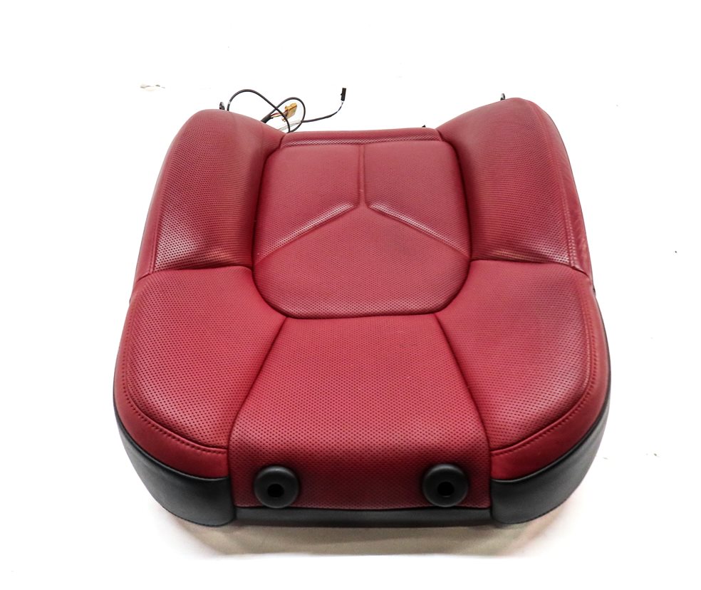 Thumbnail 4: 15-18 MACAN (95B) FRONT LEFT DRIVER UPPER TOP VENTED SPORT SEAT CUSHION (Red)