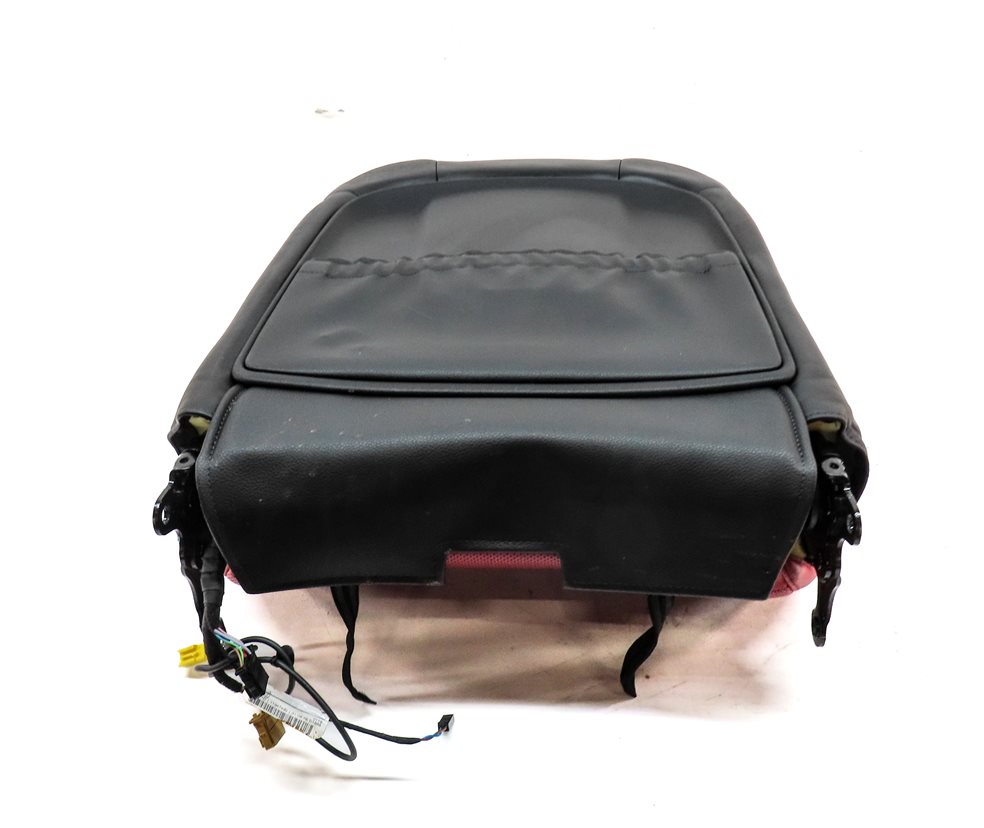 Thumbnail 5: 15-18 MACAN (95B) FRONT LEFT DRIVER UPPER TOP VENTED SPORT SEAT CUSHION (Red)