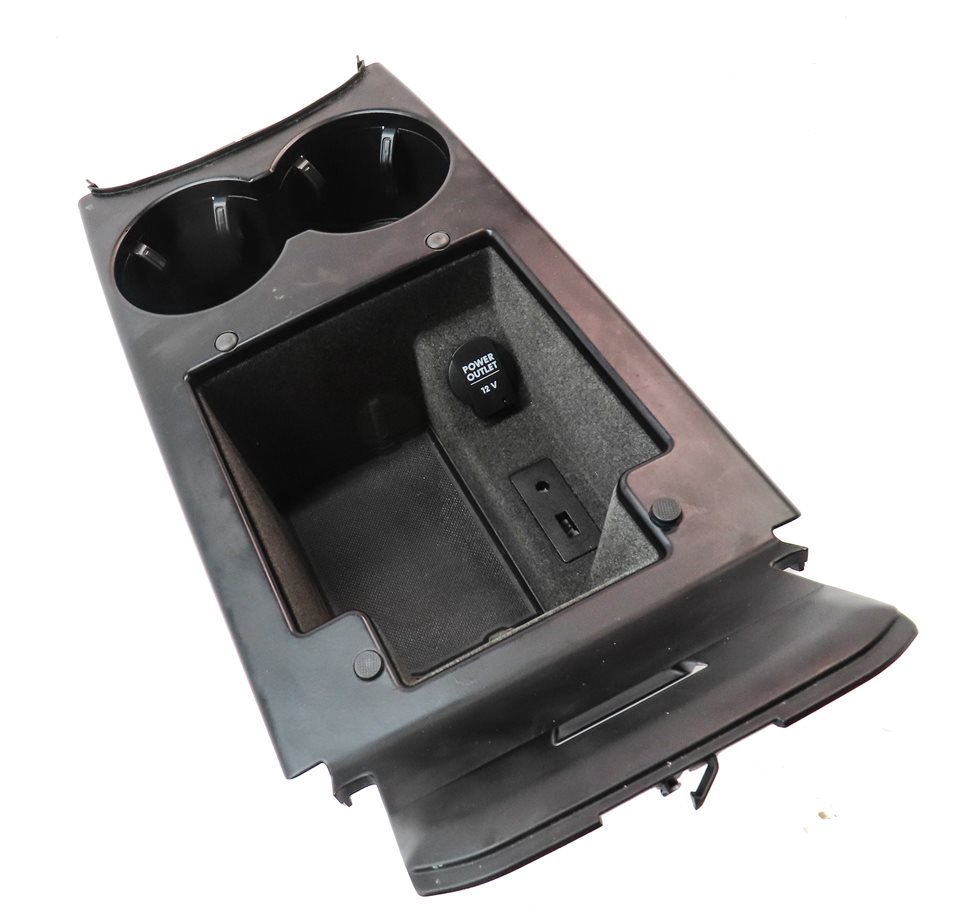 Thumbnail 3: 2016 PORSCHE MACAN (95B) FRONT CENTER CONSOLE STORAGE COMPARTMENT CUP HOLDER