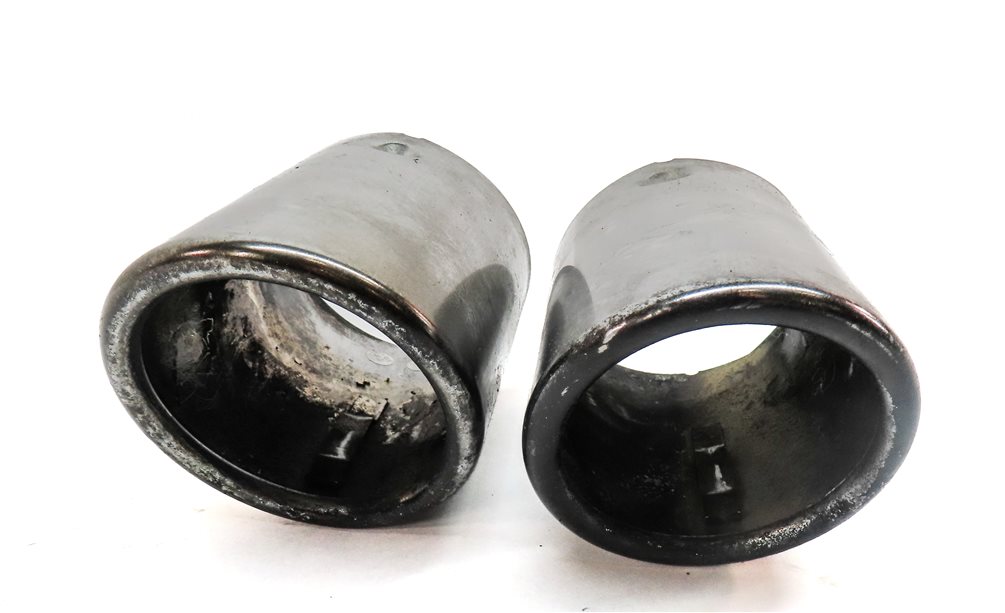 Thumbnail 3: 2013 BMW X3 (F25) REAR LEFT & RIGHT MUFFLER EXHAUST TRIM TIP SET (CHROME)