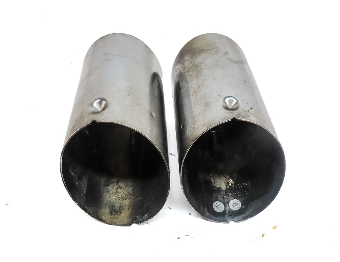 Thumbnail 5: 2013 BMW X3 (F25) REAR LEFT & RIGHT MUFFLER EXHAUST TRIM TIP SET (CHROME)