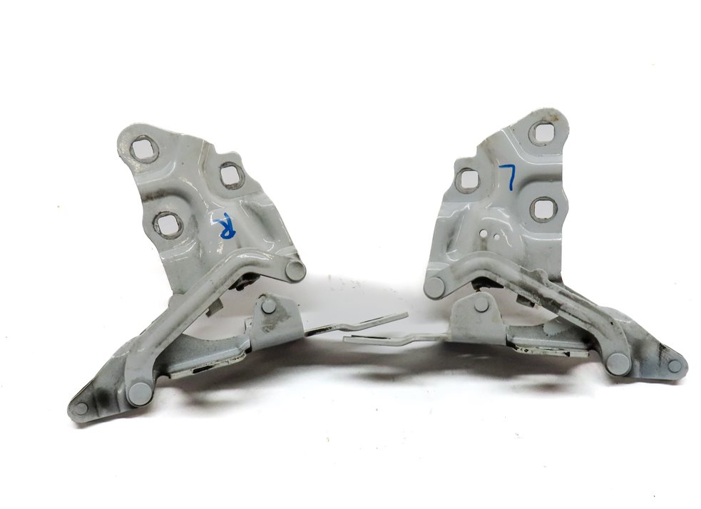 2011-2018 BMW X3 X4 (F25 F26) FRONT LEFT & RIGHT HOOD HINGE SET 2 (White)