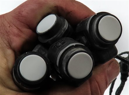 Thumbnail 4: 2014 BMW X3 (F25) REAR PARK ASSIST PDC DISTANCE CONTROL SENSOR w/HARNESS (White)
