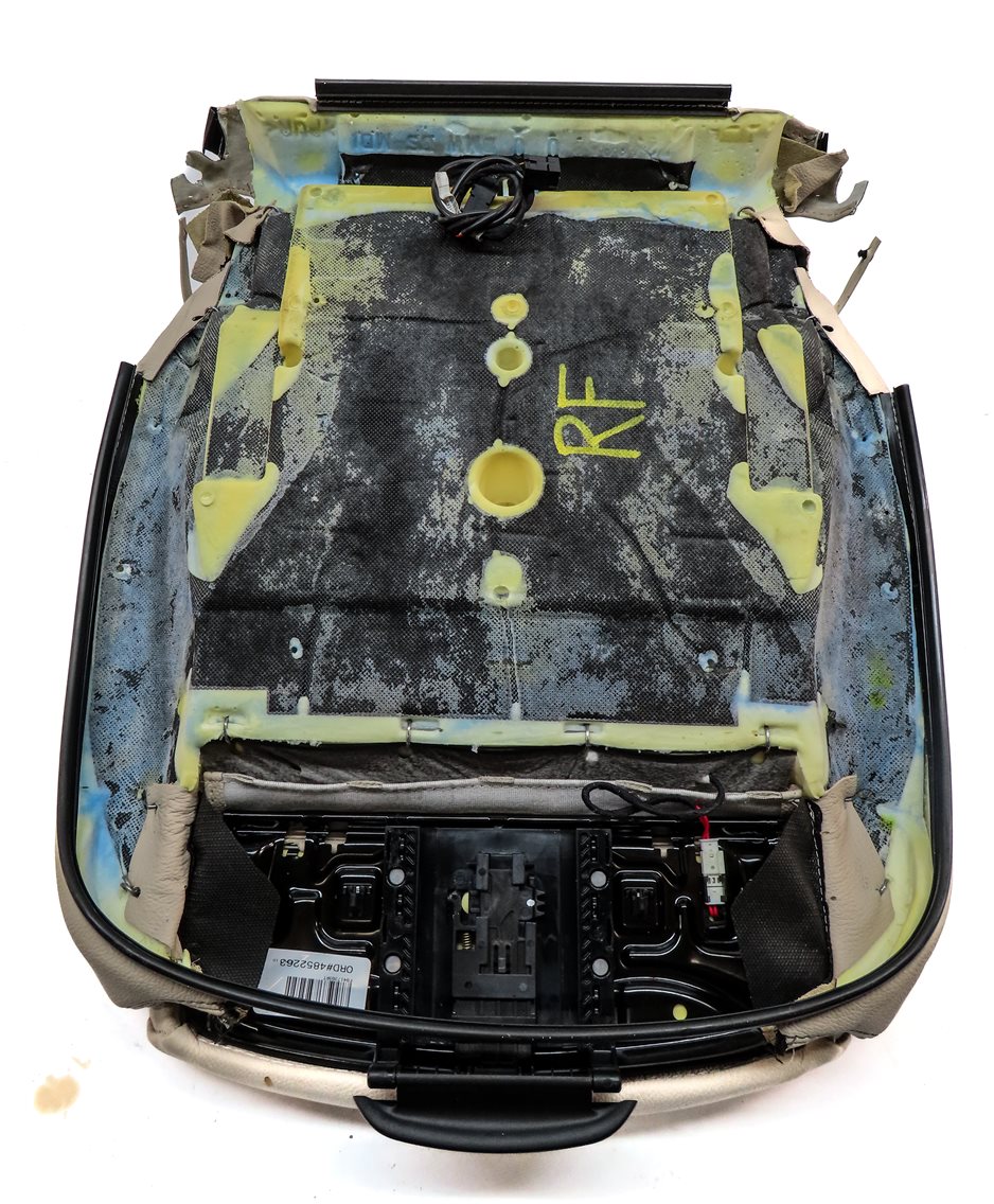 Thumbnail 7: 14 BMW X3 (F25) FRONT RIGHT PASSENGER SPORT HEATED MEMORY LOWER CUSHION (Oyster)