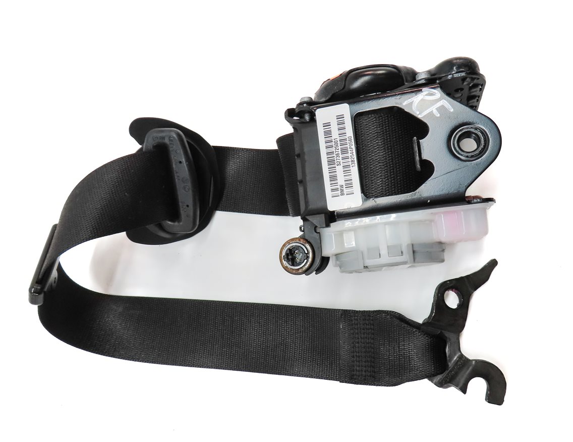 Thumbnail 5: 2011-2018 BMW X3 X4 (F25 F26) FRONT RIGHT PASSENGER SEATBELT RETRACTOR (Black)