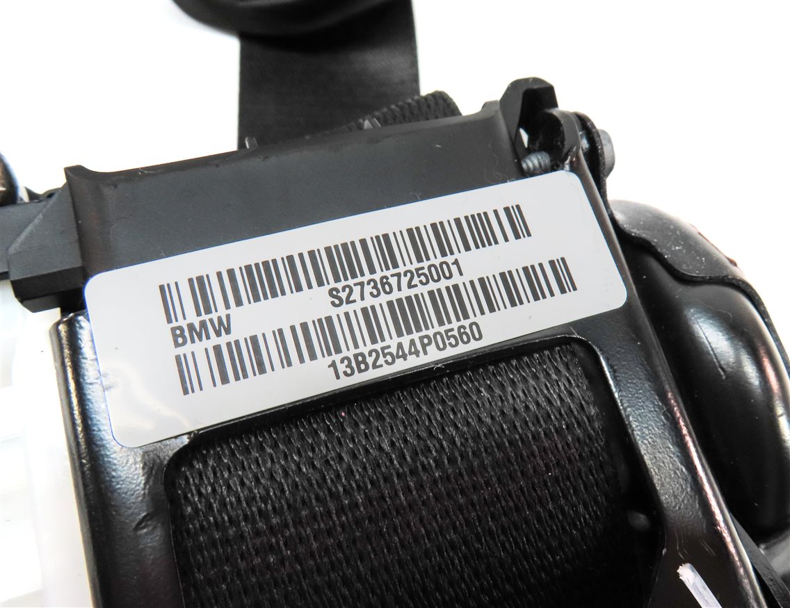Thumbnail 6: 2011-2018 BMW X3 X4 (F25 F26) FRONT RIGHT PASSENGER SEATBELT RETRACTOR (Black)