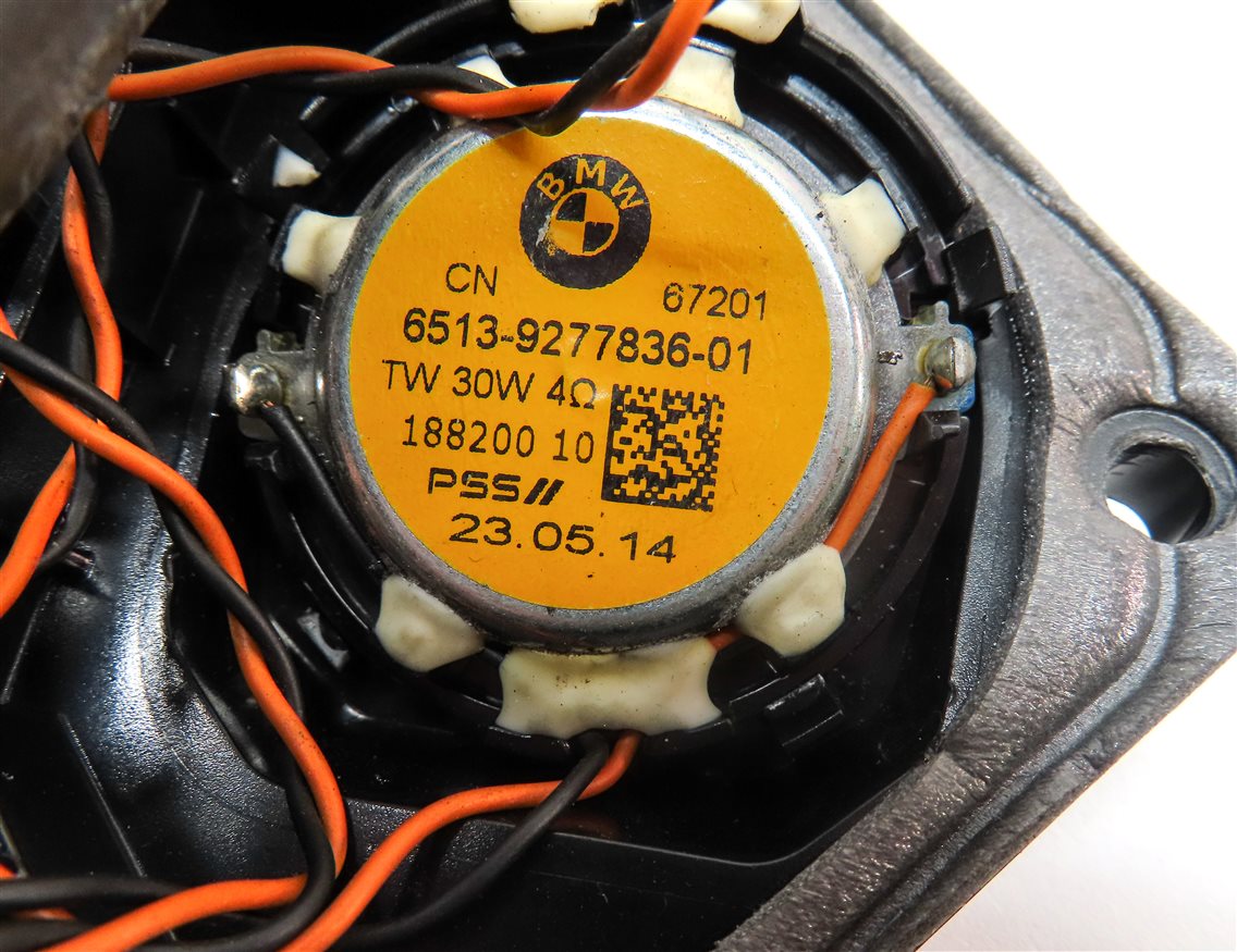 Thumbnail 19: 2014 BMW X3 (F25) STEREO AUDIO SOUND SYSTEM SPEAKER TWEETER SUBWOOFER SET/12