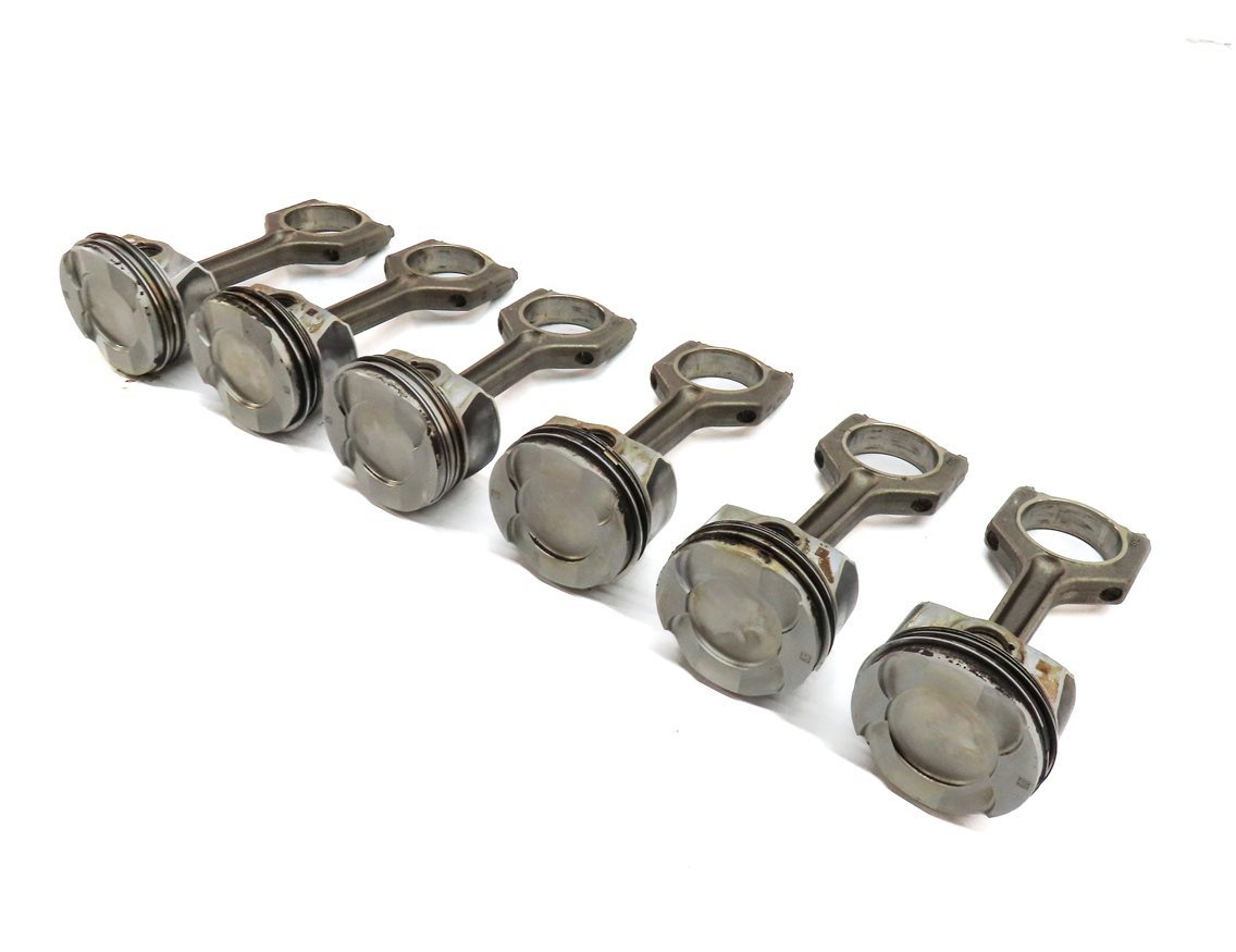 2010-2014 BMW 1/3/4/5/6/7/X1/X3/X5/X6 3.0L N55 TURBO ENGINE PISTON & ROD SET 6