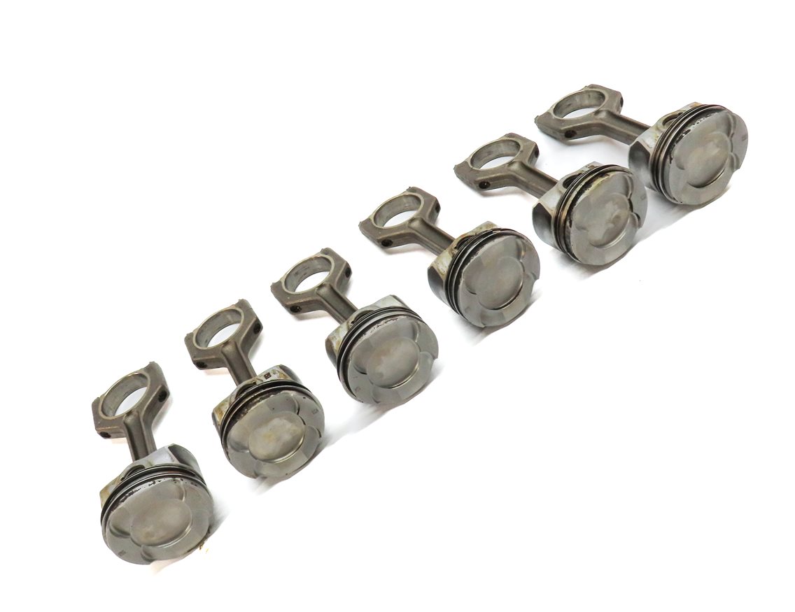 Thumbnail 3: 2010-2014 BMW 1/3/4/5/6/7/X1/X3/X5/X6 3.0L N55 TURBO ENGINE PISTON & ROD SET 6