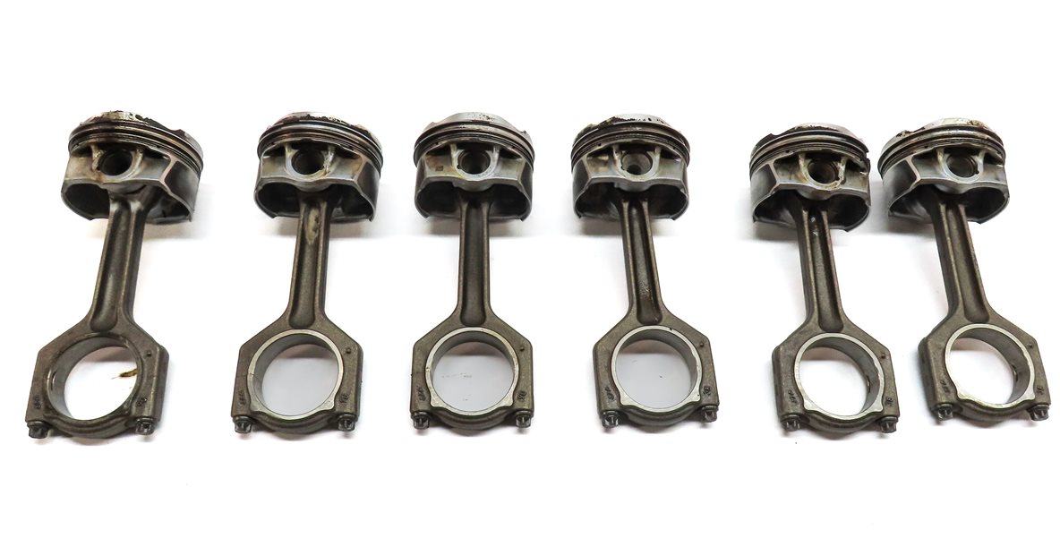 Thumbnail 4: 2010-2014 BMW 1/3/4/5/6/7/X1/X3/X5/X6 3.0L N55 TURBO ENGINE PISTON & ROD SET 6