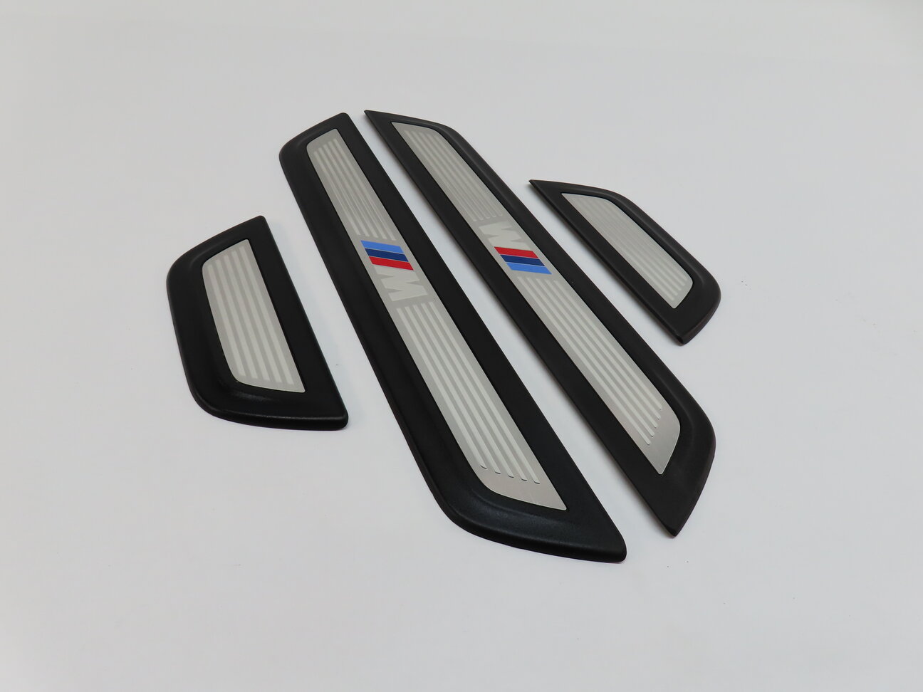 2014 BMW X3 (F25) FRONT & REAR ///M SPORT LOGO DOOR SILL SCUFF TRIM SET/ 4