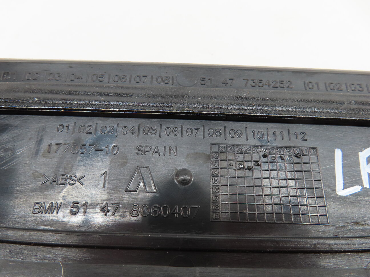 Thumbnail 14: 2014 BMW X3 (F25) FRONT & REAR ///M SPORT LOGO DOOR SILL SCUFF TRIM SET/ 4