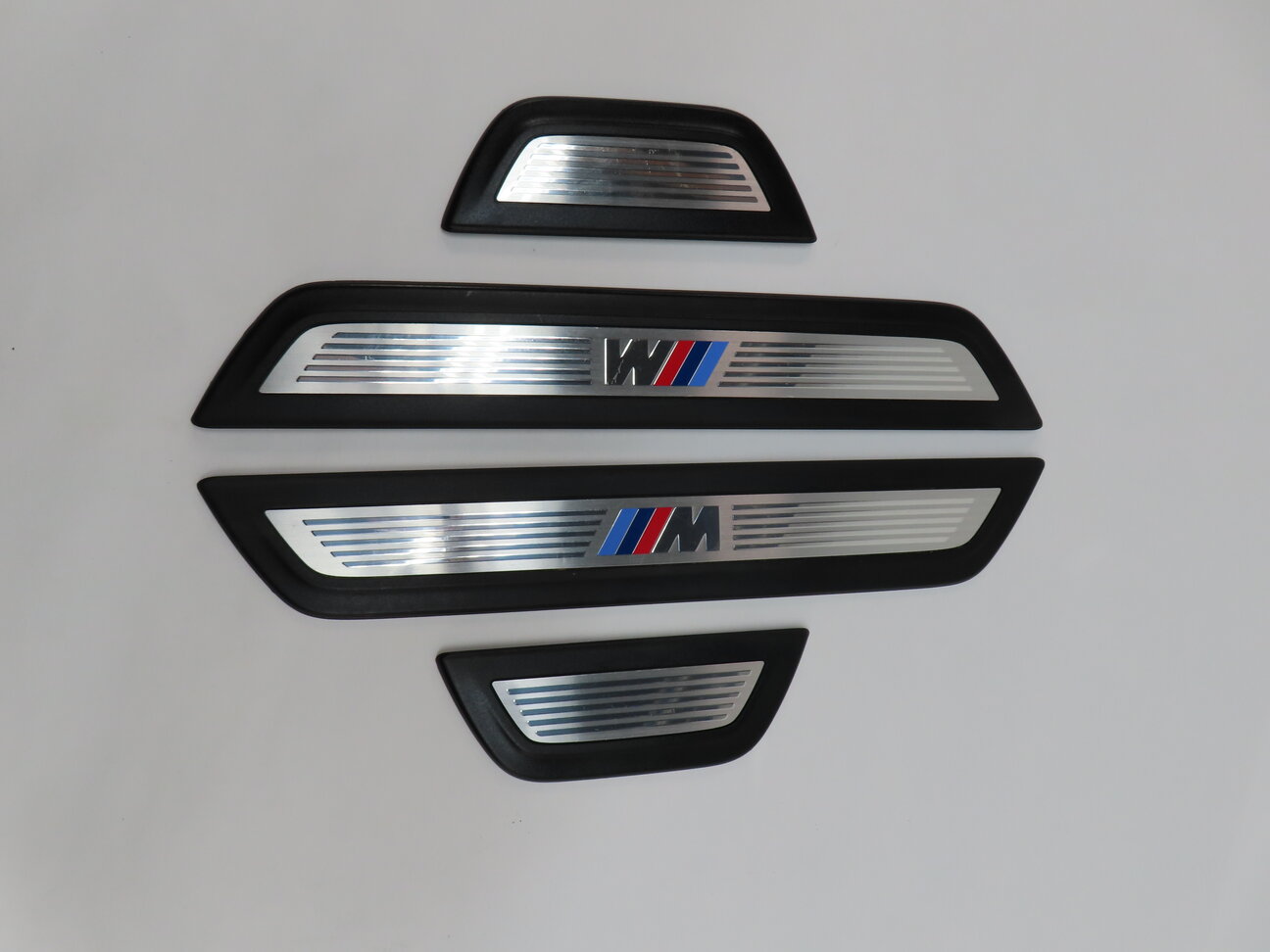 Thumbnail 4: 2014 BMW X3 (F25) FRONT & REAR ///M SPORT LOGO DOOR SILL SCUFF TRIM SET/ 4