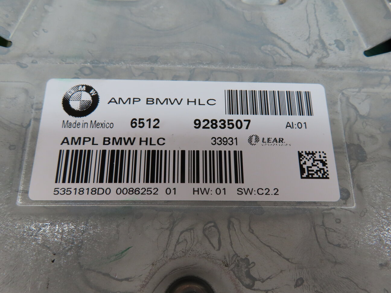 Thumbnail 7: 2011-2014 BMW X3 (F25) RADIO STEREO HiFi AUDIO AMP AMPLIFIER (LEAR)