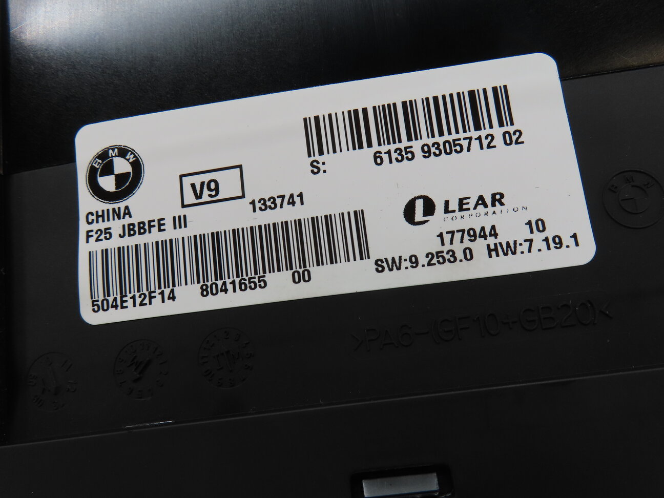 Thumbnail 6: 2011-2014 BMW X3 (F25) MAIN PRIMARY BODY CONTROL MODULE COMPUTER