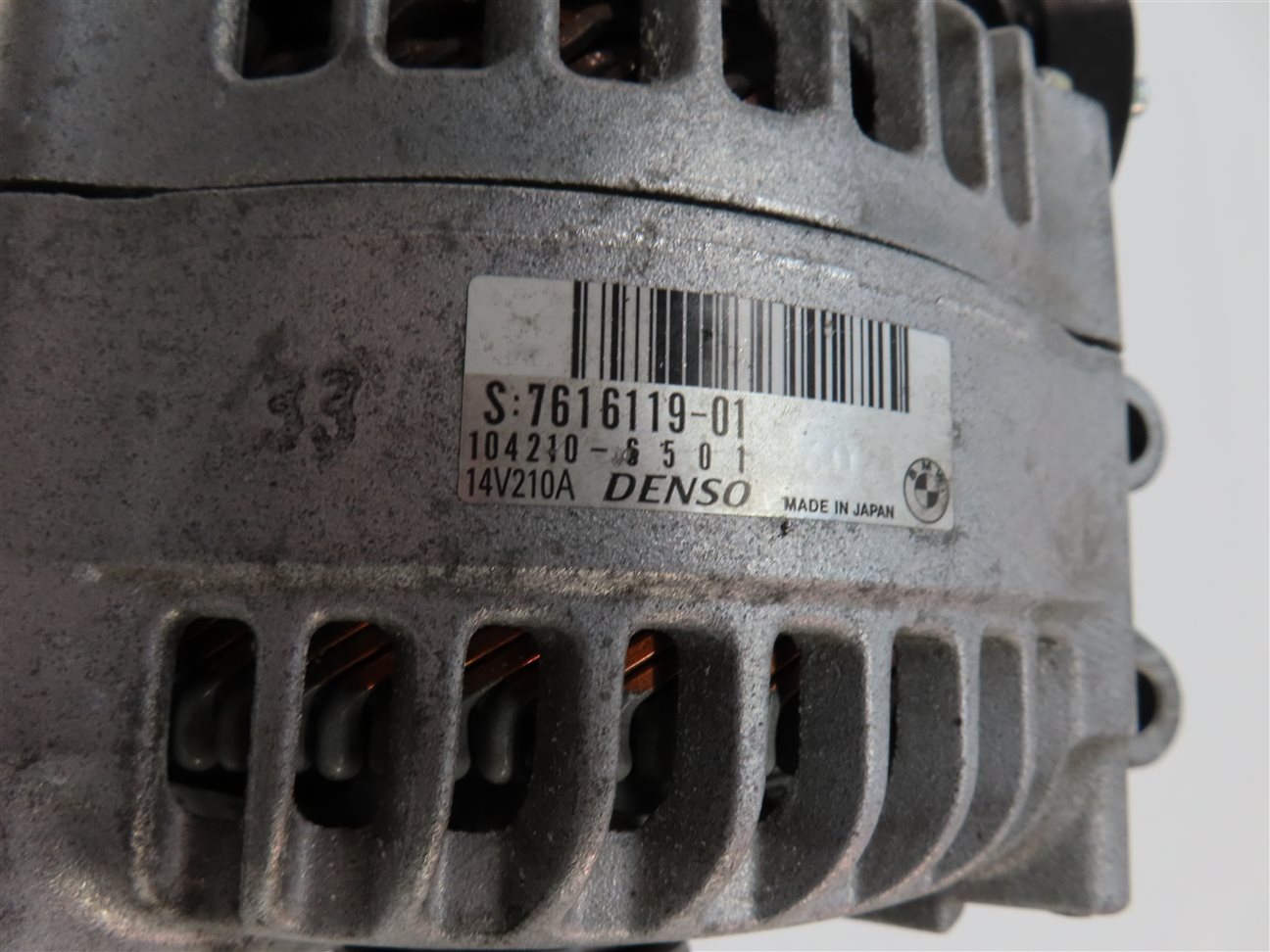 Thumbnail 7: 12-18 BMW 328i 428i 528i X1 X3 Z4 (E89 F25 F26 F30 F33) 2.0L 210 AMP ALTERNATOR