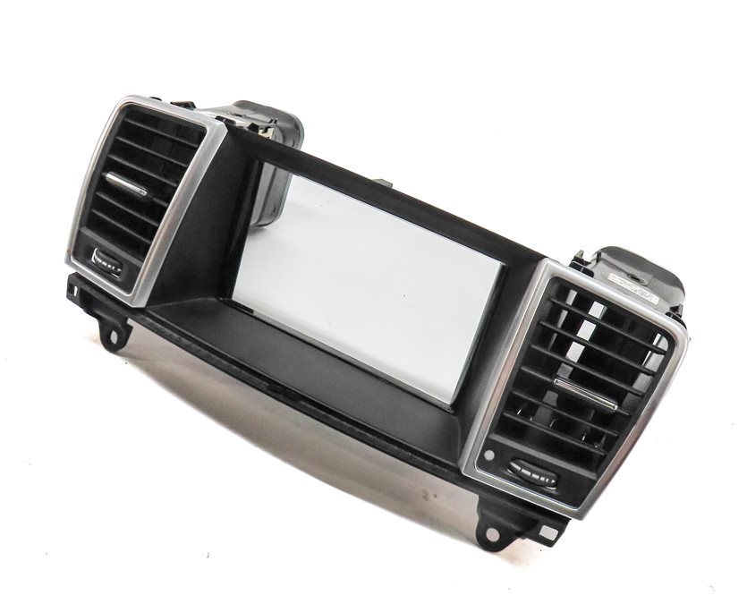 12 MERCEDES ML550 (W166) FRONT CENTER MEDIA SCREEN TRIM HEAT AIR AC VENT (Black)