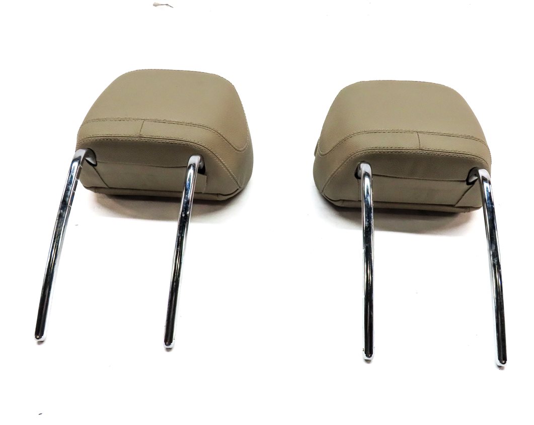 Thumbnail 6: 12-13 MERCEDES ML GL (X166 W166) FRONT LEFT & RIGHT SEAT HEADREST SET (BEIGE)