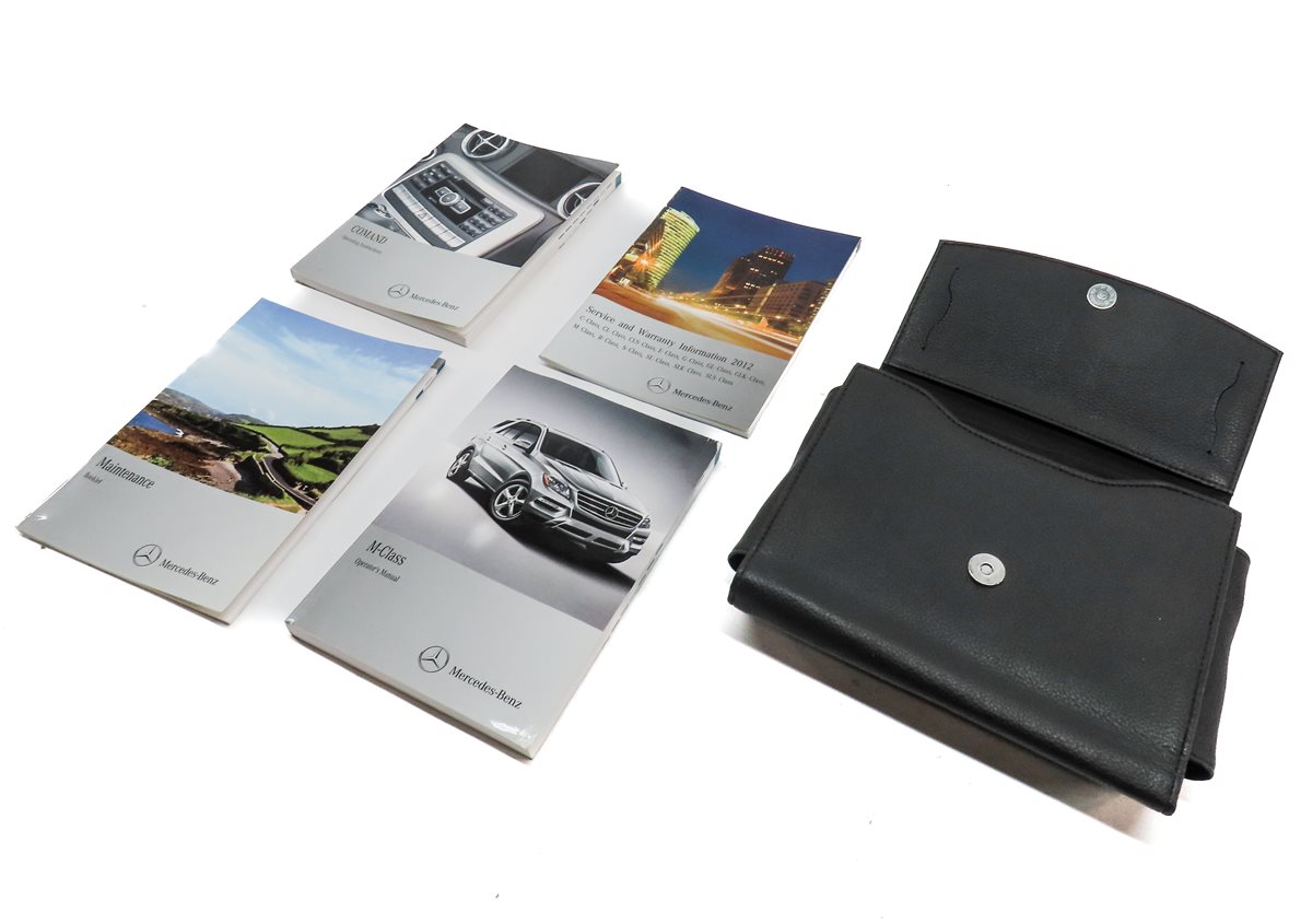 2012 MERCEDES ML550 (W166) 4.6L (278.928) OWNER'S MANUAL BOOKLET SET w/ CASE