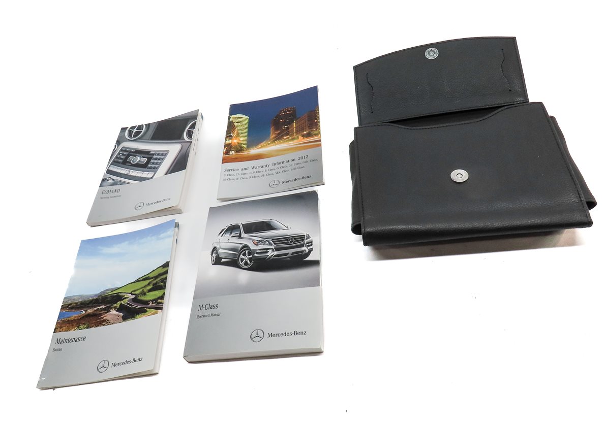 Thumbnail 2: 2012 MERCEDES ML550 (W166) 4.6L (278.928) OWNER'S MANUAL BOOKLET SET w/ CASE