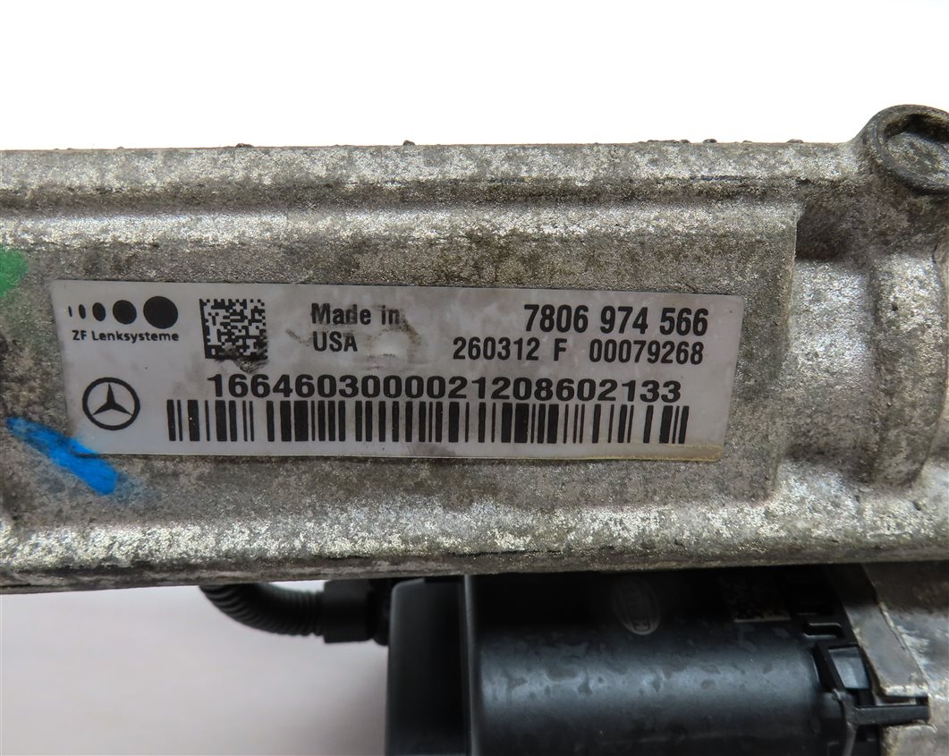 Thumbnail 5: 2012 MERCEDES ML350 ML550 (W166) POWER STEERING GEAR RACK & PINION ASSEMBLY
