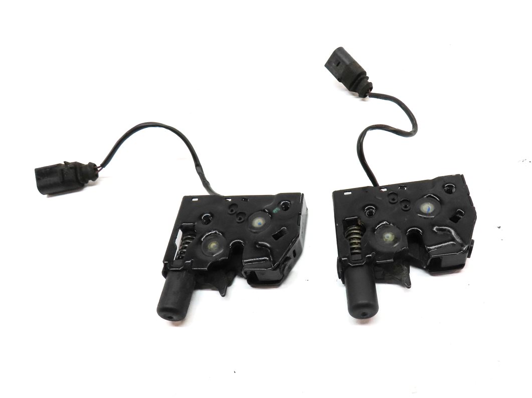 Thumbnail 2: 2012 AUDI A6 (C7) FRONT LEFT & RIGHT HOOD BONNET LID LATCH ACTUATOR SET/2
