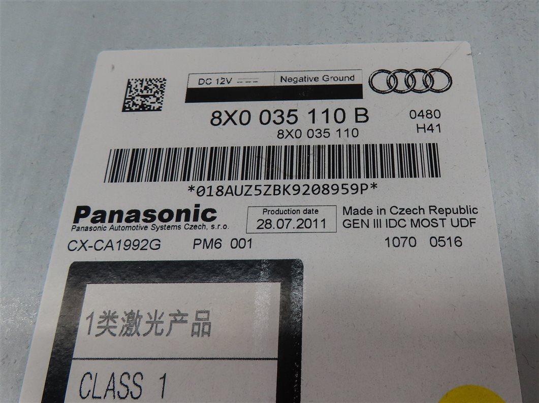 Thumbnail 8: 12-17 AUDI A5 S5 RS5 A7 S7 Q5 SQ5 RADIO STEREO AUDIO 6-DISC CD CHANGER PLAYER