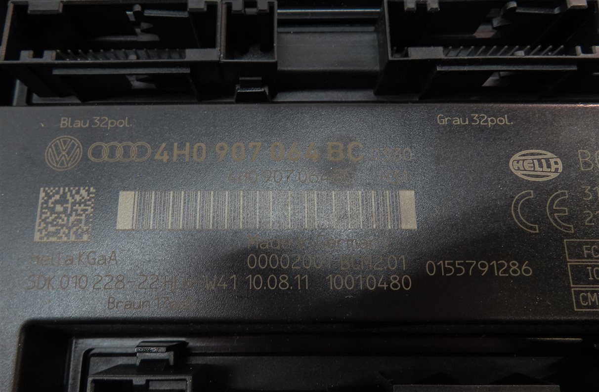 Thumbnail 10: 12 AUDI A6 A7 C7 3.0L CGXB SUPERCHARGED ENGINE IMMOBILIZER MODULE KEY SET (160k)