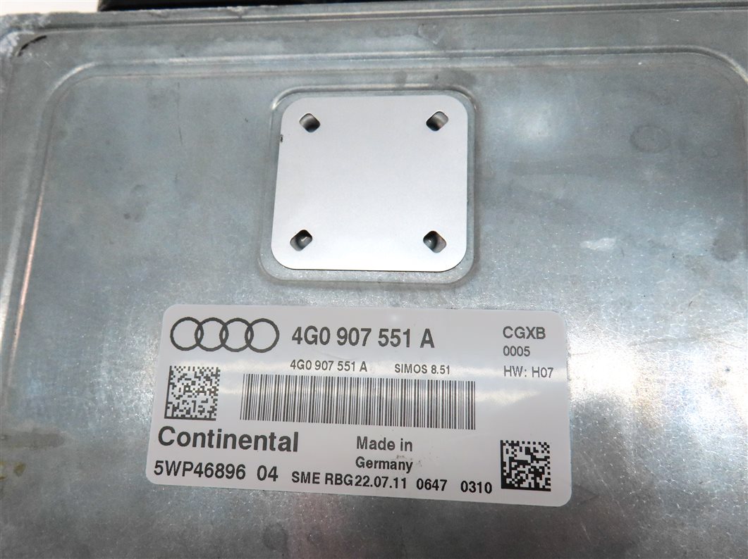 Thumbnail 6: 12 AUDI A6 A7 C7 3.0L CGXB SUPERCHARGED ENGINE IMMOBILIZER MODULE KEY SET (160k)