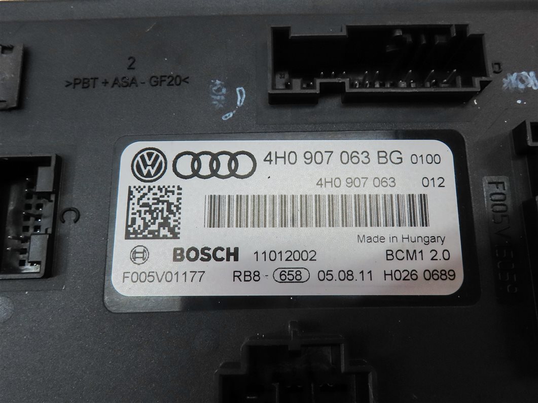 Thumbnail 8: 12 AUDI A6 A7 C7 3.0L CGXB SUPERCHARGED ENGINE IMMOBILIZER MODULE KEY SET (160k)