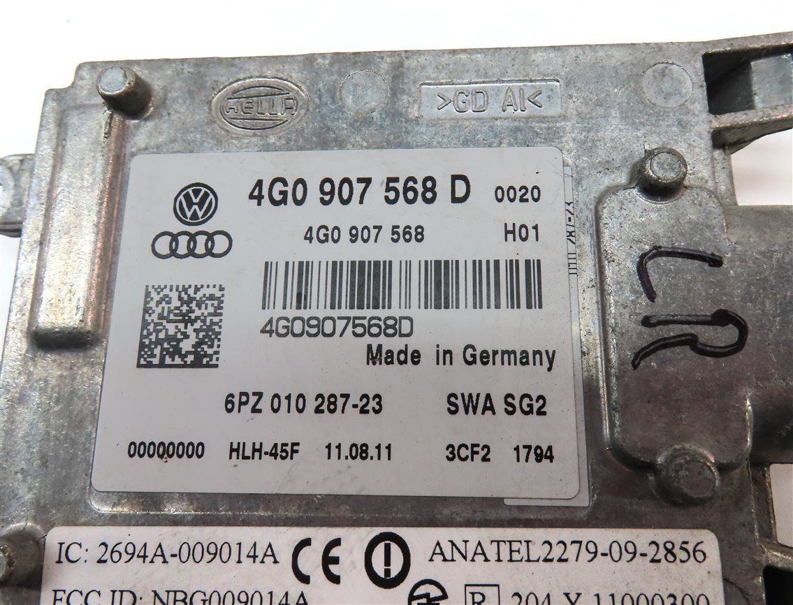 Thumbnail 4: 2012-2015 AUDI A6 S6 (C7) LEFT DRIVER REAR BLIND SPOT ALERT MODULE (SLAVE)
