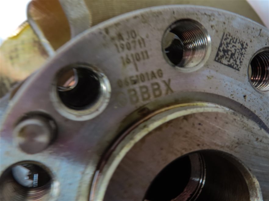 Thumbnail 7: 2012 AUDI A6 (C7) 3.0L SUPER (CGXB) ENGINE MOTOR CRANK SHAFT CRANKSHAFT