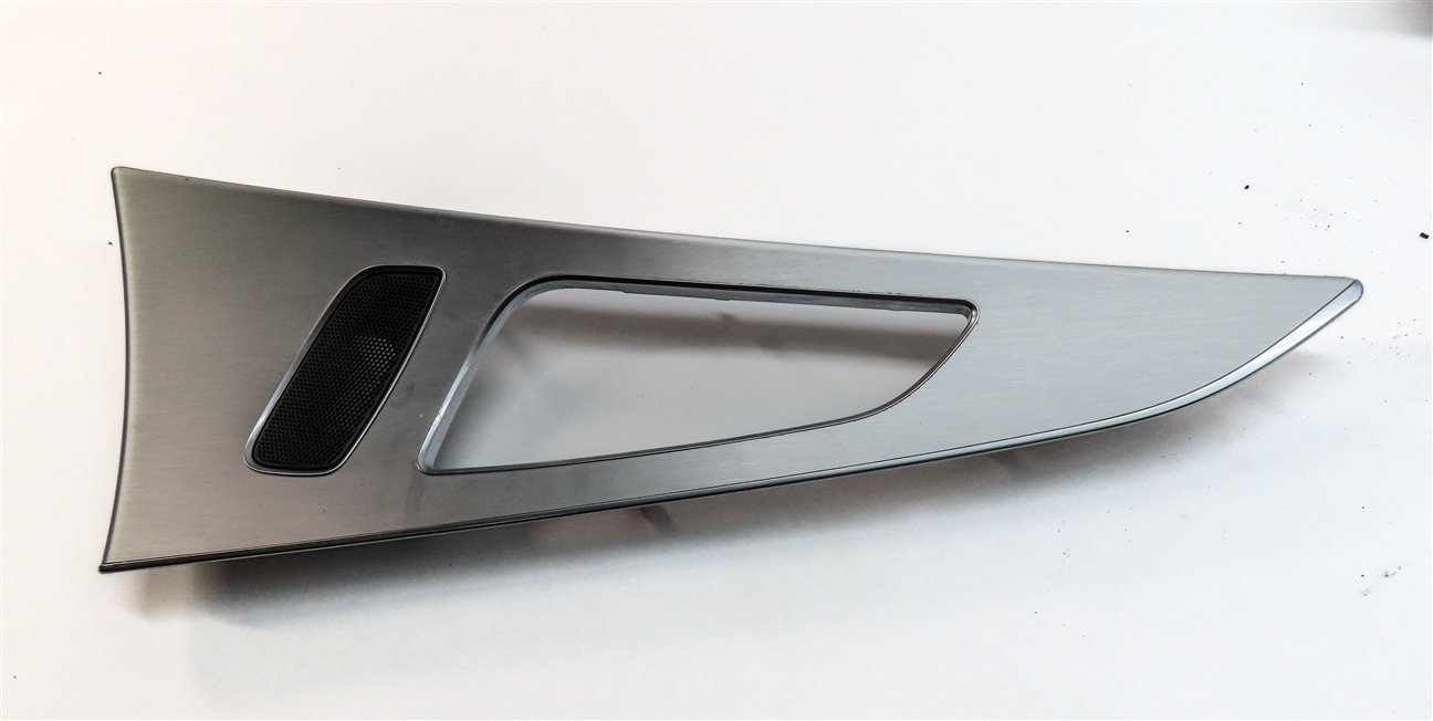 Thumbnail 11: 2012 AUDI A6 (C7) INTERIOR DASH DOOR CENTER CONSOLE TRIM SET (Brushed Aluminum)