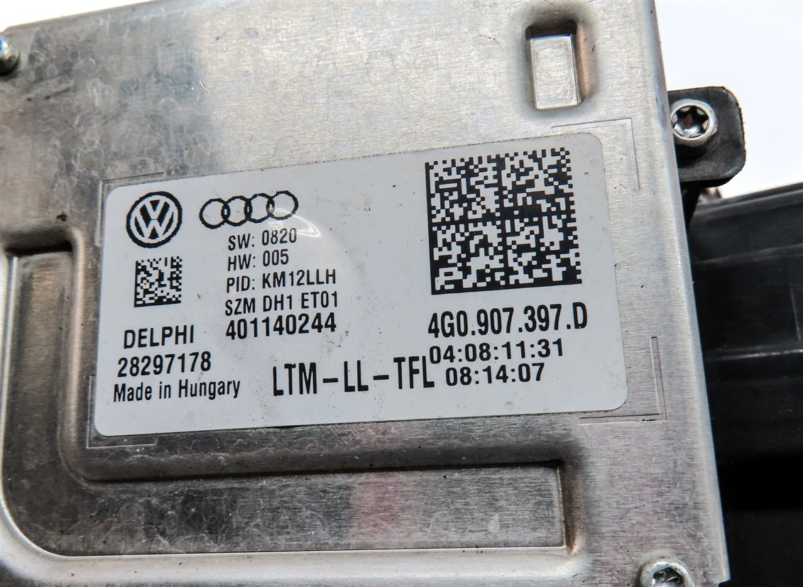 Thumbnail 8: 12-15 AUDI A6 (C7) LEFT FRONT DRIVER XENON HID HEADLIGHT LIGHT LAMP (NON AFS)