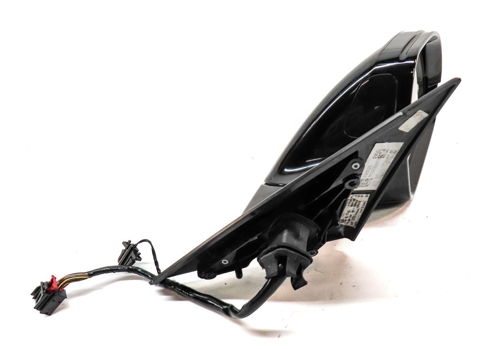 Thumbnail 4: 12-13 AUDI A6 (C7) RIGHT P-FOLD HEAT MEMORY BLIND SPOT DOOR MIRROR(Black)