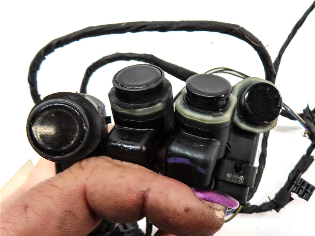 Thumbnail 5: 2012 AUDI A6 (C7) FRONT PARK ASSIST PDC DISTANCE CONTROL SENSOR SET (Black)