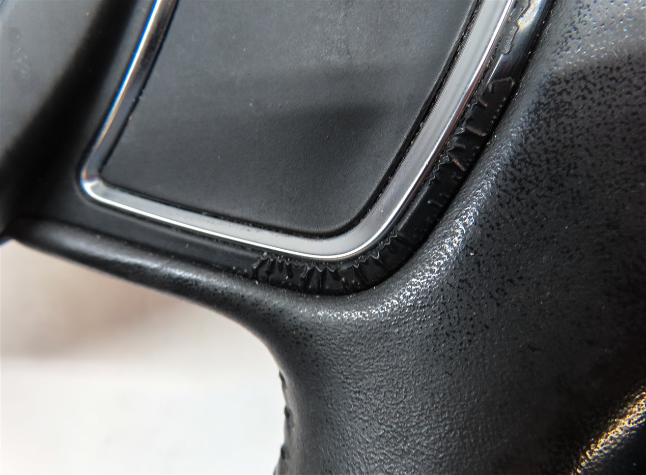 Thumbnail 11: 2012-2018 AUDI A6 A7 S6 S7 C7 4G8 3-SPOKE HEATED TIPTRONIC STEERING WHEEL(Black)